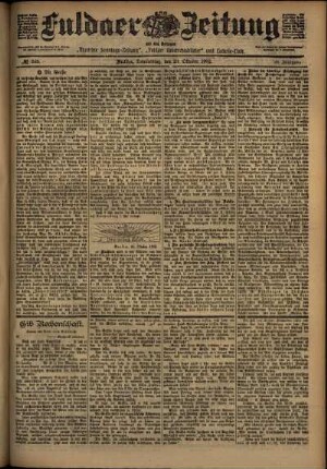 Ausgabe vom Donnerstag, den 23. Oktober 1902.