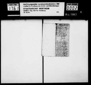 Verleihung von herrschaftlichen Mühlen in der Grafschaft Virneburg zu Müsch und zu Meerfeld und Gesuche um Ermäßigung der fälligen Pacht.