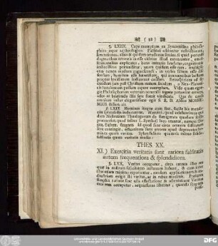 Thes. XX. XI.) Exercitia veritatis sunt rariora falsitatis autem frequentiora & splendidiora.