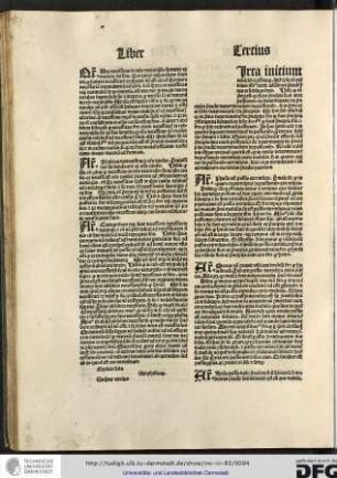 [C]irca initium tertii libri phisicorum queritur que sit ratio ordinis istius tertii ad libros precedentes et subsequentes.