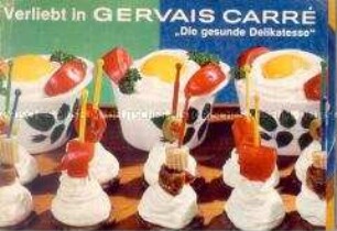 Werbe- und Rezeptheft für Käse-Gerichte von Gervais