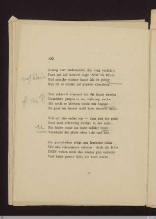 Vorspiel XXI : [SW V: keine Sigle]; [SW V, S. 30/110]