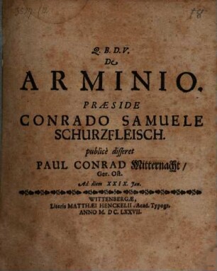 Disp. de Arminio
