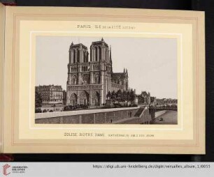 Paris, ile de la cité. Église Notre Dame