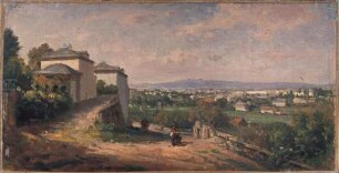 Ansicht von Frankfurt vom Mühlberg aus