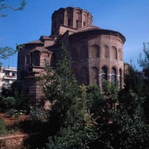 Saloniki, Kirche Propheten Elias, Kreuzkuppelkirche mit 3 Polygonal-Apsiden, M 14.