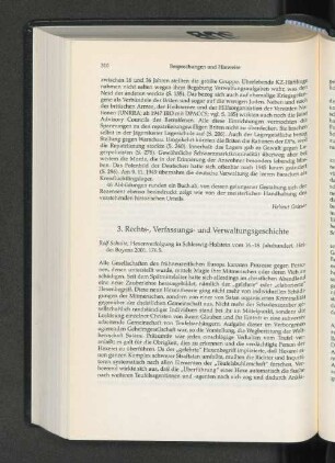3. Rechts-, Verfassungs- und Verwaltungsgeschichte