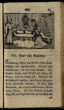 VIII. Das eitle Mädchen.