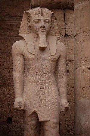 Ramses-Statue im Luxor Tempel von Luxor