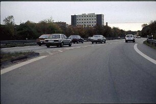 Ausfahrt aus Tangente (Leonberg Richtung Stuttgart)