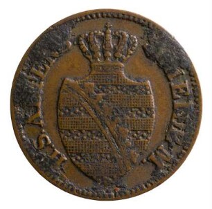 Münze, Pfennig, 1863