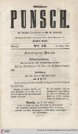 Nro. 52 (19. Dezbr. 1852)