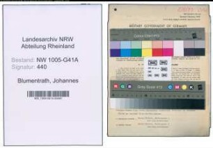 Entnazifizierung Johannes Blumentrath , geb. 12.01.1894 (Polizist)