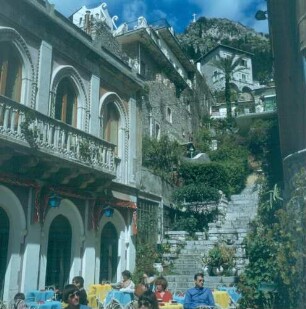 Sizilien. Taormina am Monte Tauro. Stadtansicht