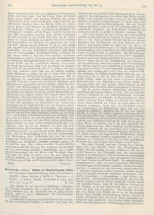 593-596 [Rezension] Beyerhaus, Gisbert, Studien zur Staatsanschauung Calvins mit besonderer Berücksichtigung seines Souveränitätsbegriffs