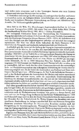 Hamannn, Johann ; Keller, Ulrich :: Mein Feld ist die Welt, die Hamburger Auswandererhallen in Johann Hamanns Fotografien (1909), (Edition Fototank, 1) : Köln, König, 1981