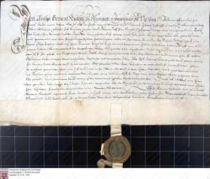 Belehnung der Schleifras durch die Riedesel mit zwei Höfen zu Reichlos, zwei Höfen zu Freiensteinau, einem Gut zu Weidenau, einem Eigengut zu Frei...