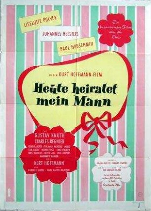 Heute heiratet mein Mann