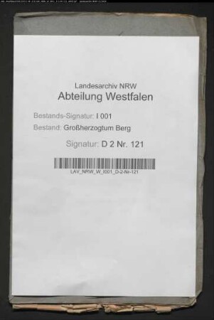 Verkauf einiger Mobilareffekten aus dem Kloster Liesborn