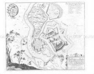Bremervörde, Festung - aus Merian/Niedersachsen