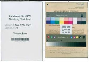 Entnazifizierung Max Ohlson , geb. 14.12.1906 (Schlosser)
