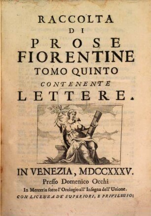 Prose Fiorentine. 5, Lettere