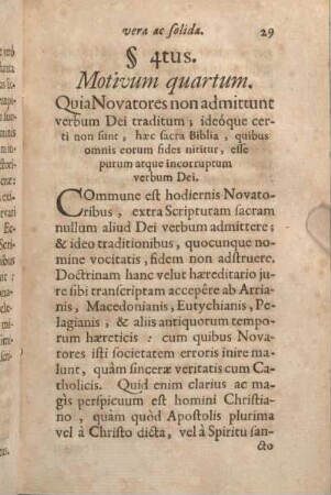 § 4tus. Motivum quartum.