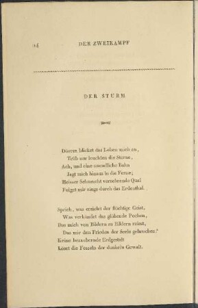 Der Sturm.