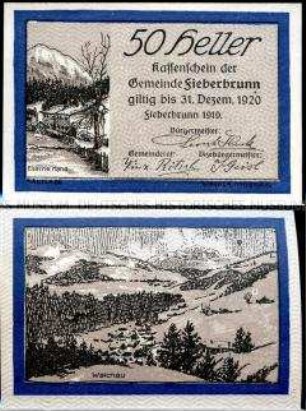 Fieberbrunn, Tirol 50 Heller