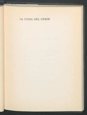 La caída del héroe