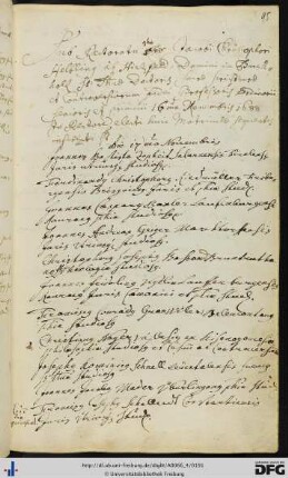 [fol. 95] Rektorat Jakob Christoph Helbling 1688/89