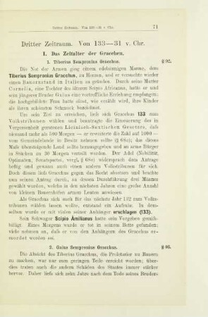 Dritter Zeitraum. Von 133-31 v. Chr.