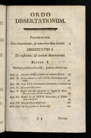 Ordo Dissertationum
