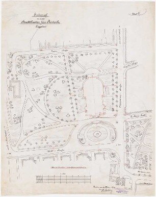 Stadttheater, Rostock Ausführungsprojekt: Lageplan