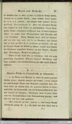 § 21. Gemeine Brüche in Decimalbrüche zu verwandeln