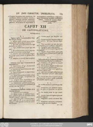 Caput XII. De Capitulatione.