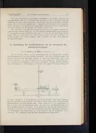 Die Bestätigung der Zentrifugalformel aus der Brennweite des Rotationshohlspiegels.