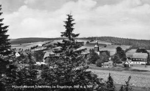 Altenberg-Schellerhau. Höhenluftkurort Schellerhau im Erzgebirge, Ansichtskarte