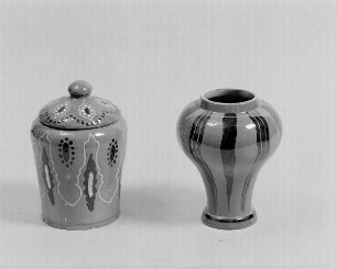 Vase : Dose und Vase (1920/1930; wohl K. Feuerriegel)