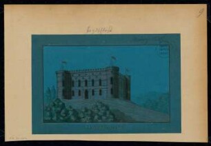 Jagdschloss Monatskonkurrenz März 1828: Perspektivische Ansicht