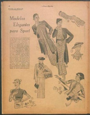 Modelos elegantes para sport [Dibujos]