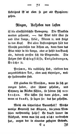 Ringen, Aufheben von Lasten