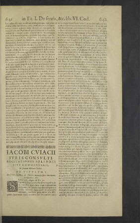 In sextum librum codicis.