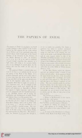 The Papyrus of Ȧnhai