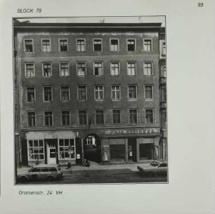 Fotografie: Oranienstr. 24, um 1981