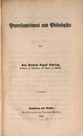 Protestantismus und Philosophie