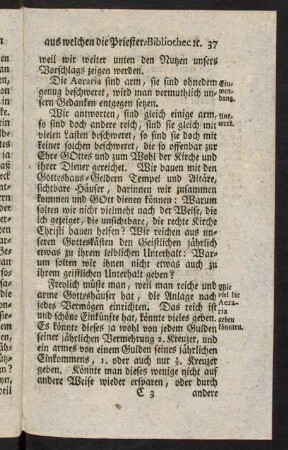 37-45, Die Aeraria sind arm, sie sind ohnedem ...