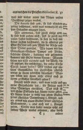 37-45, Die Aeraria sind arm, sie sind ohnedem ...