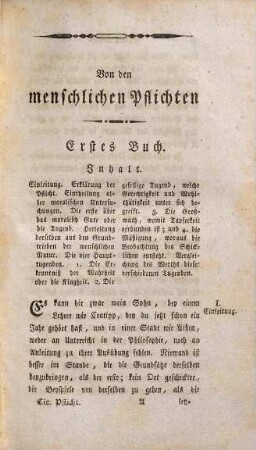 Abhandlung über die menschlichen Pflichten : in drey Büchern, [1]