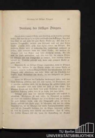 22. Bereitung des flüssigen Düngers.